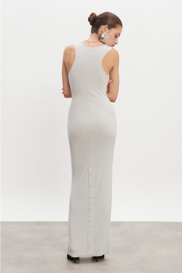 Product Image: MAGNETIC KNITTED MAXI DRESS GREY