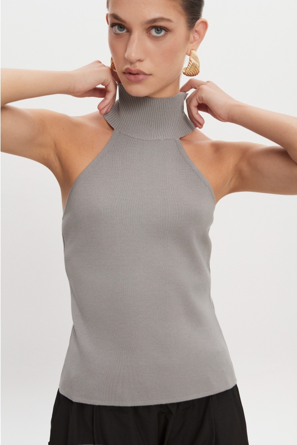 Product Image: HEAVEN KNITTED TOP GREY