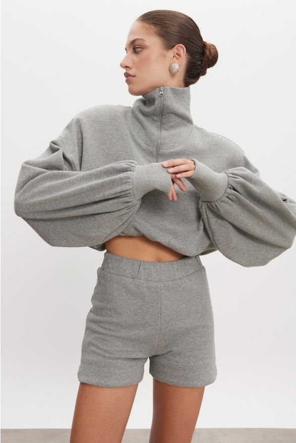 Product Image: ZEN SHORTS GREY MELANGE