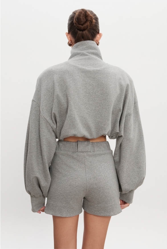 Product Image: ZEN BLOUSE GREY MELANGE