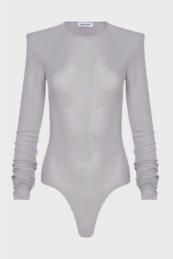 Product Image: MAGNETIC KNITTED BODYSUIT GREY