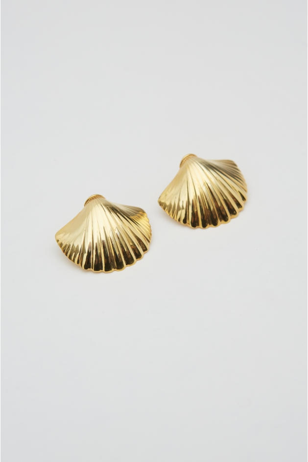Product Image: OCEAN'S PEARL GOLD EARRINGS