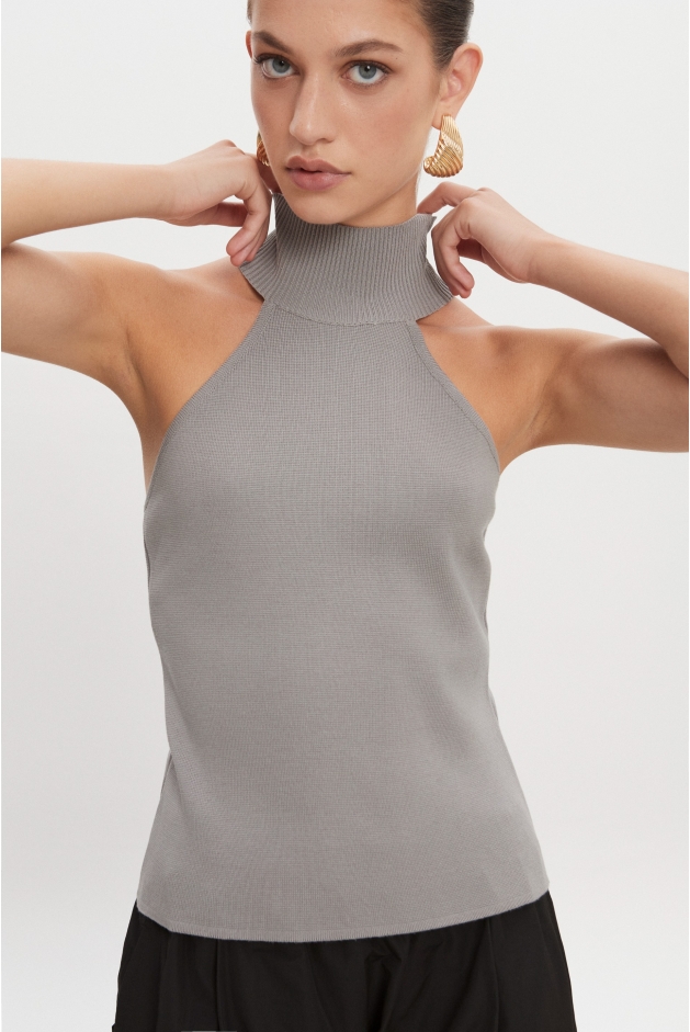 Product Image: HEAVEN KNITTED TOP GREY