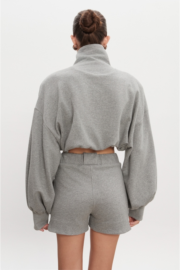 Product Image: ZEN BLOUSE GREY MELANGE