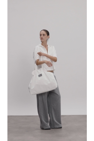 Product Image: PAOLO TOTE BAG WHITE WOMEN/MEN