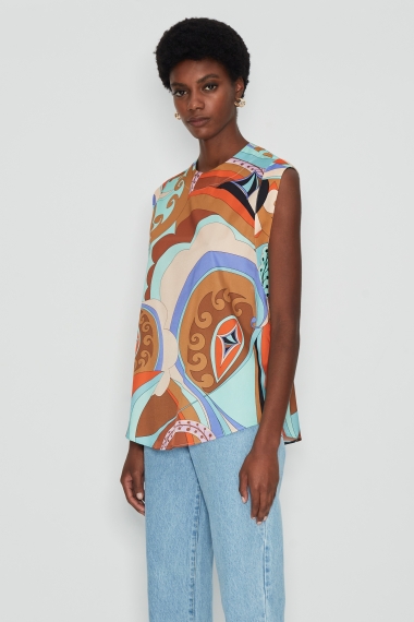 Product Image: VINTAGE MOSAIC SLEEVELESS SHIRT