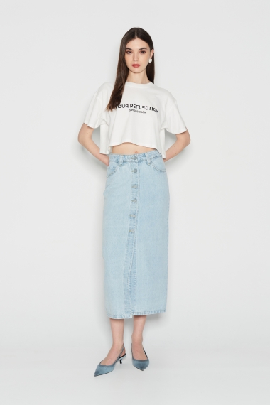 Product Image: AQUAMARINE DENIM SKIRT