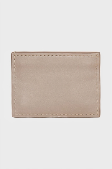 Product Image: SIENA LEATHER CARD HOLDER GREIGE