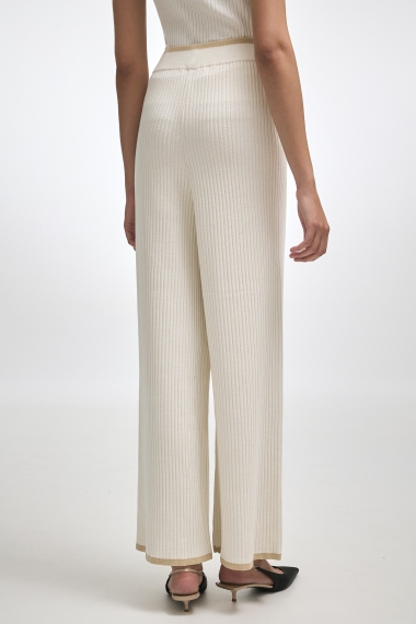 Product Image: ROXANNE KNIT TROUSERS OFFWHITE