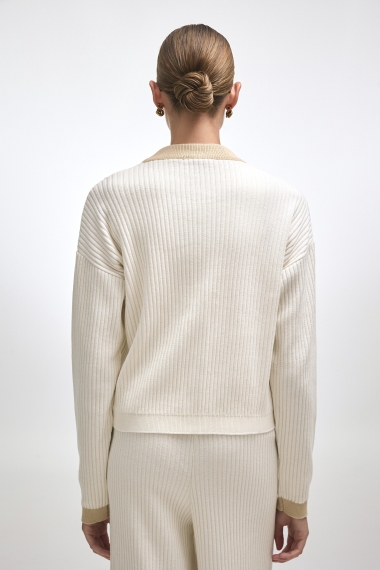 Product Image: ROXANNE KNIT CARDIGAN OFFWHITE