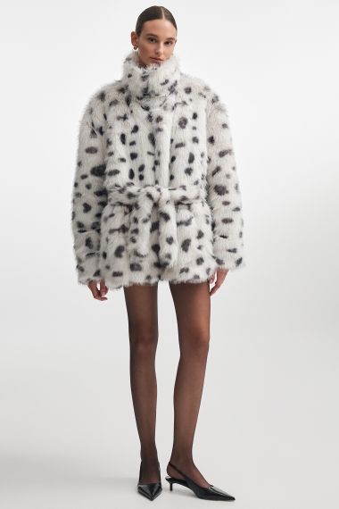 Product Image: SALLY FUR JACKET B&W