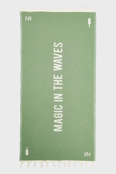 Product Image: MAGIC IN THE WAVES BEACH TOWEL PISTACHIO
