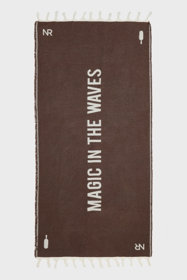 Product Image: MAGIC IN THE WAVES BEACH TOWEL BROWN