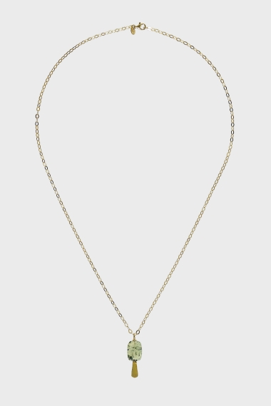 Product Image: PISTACHIO STICK GOLD NECKLACE