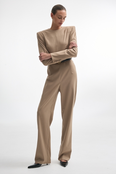 Product Image: NIGHT SHIFT JUMPSUIT BEIGE