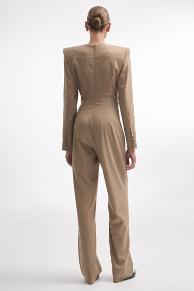 Product Image: NIGHT SHIFT JUMPSUIT BEIGE
