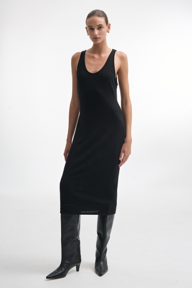 Product Image: WHITNEY SLEEVELESS DRESS BLACK