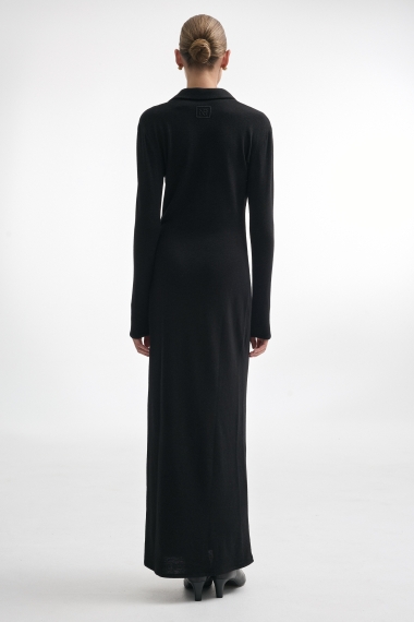 Product Image: WHITNEY LONG SLEEVE DRESS BLACK