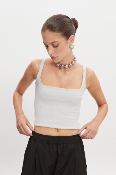 Product Image: BITE TOP GREY MELANGE