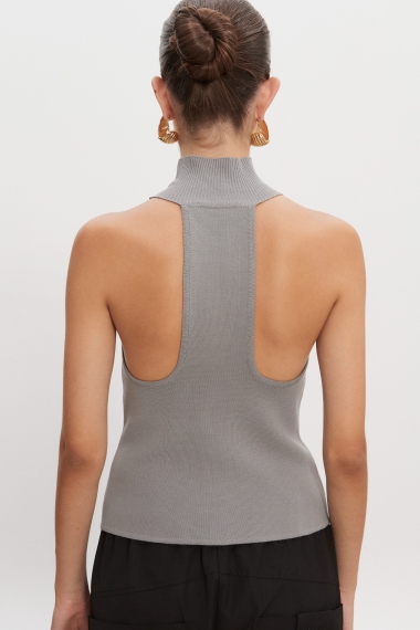 Product Image: HEAVEN KNITTED TOP GREY