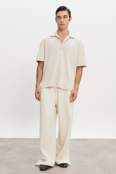 Product Image: JAZZ POLO BLOUSE BEIGE WOMEN/MEN