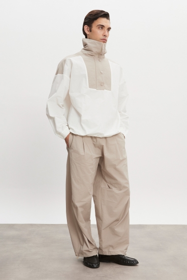 Product Image: PAOLO WIND ANORAK MEN WHITE/GREIGE