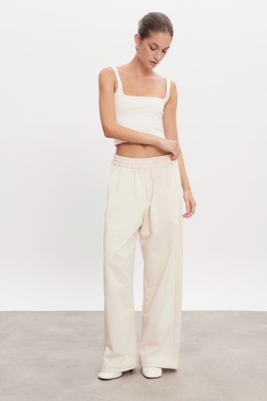 Product Image: ZEN TRACKPANTS ECRU WOMEN/MEN