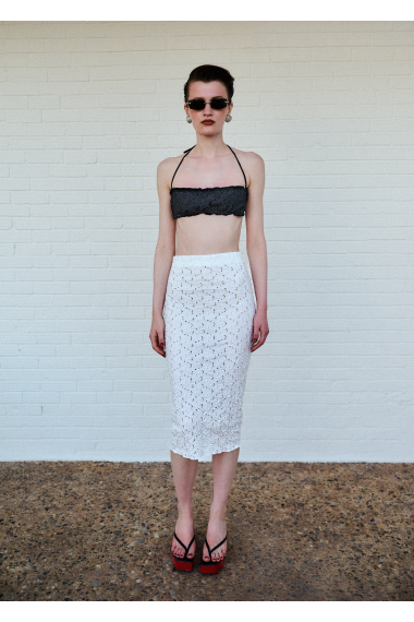 Product Image: BLACK PEARL SKIRT WHITE