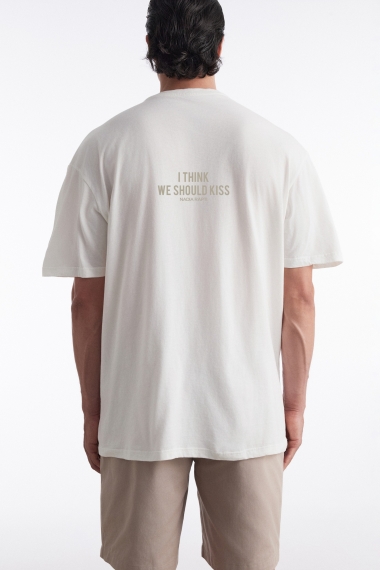 Product Image: WE SHOULD KISS T-SHIRT OFFWHITE
