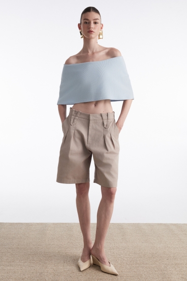Product Image: FINE LINE KNITTED TOP CIEL