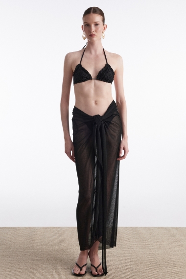 Product Image: NO.26 KNITTED SARONG BLACK