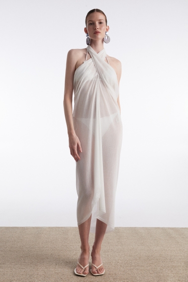 Product Image: NO.26 KNITTED SARONG WHITE