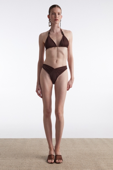 Product Image: ANNA BIKINI DOUBLE FACE BROWN