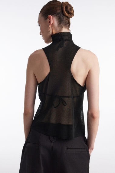 Product Image: NO.26 KNITTED TOP BLACK