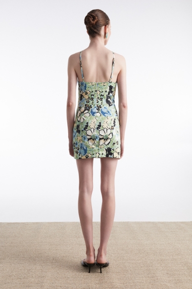 Product Image: ALICE MINI DRESS FLORAL BLUE