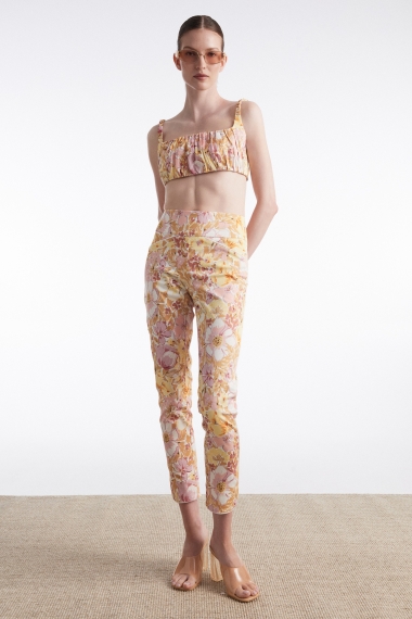 Product Image: ALICE TROUSERS FLORAL PINK
