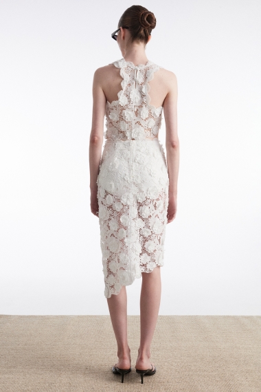 Product Image: CHARLOTTE MIDI SKIRT WHITE