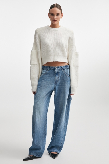 Product Image: JEANIE DENIM TROUSERS BLUE