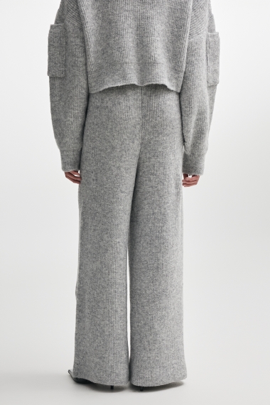 Product Image: DONNA KNITTED TROUSERS GREY