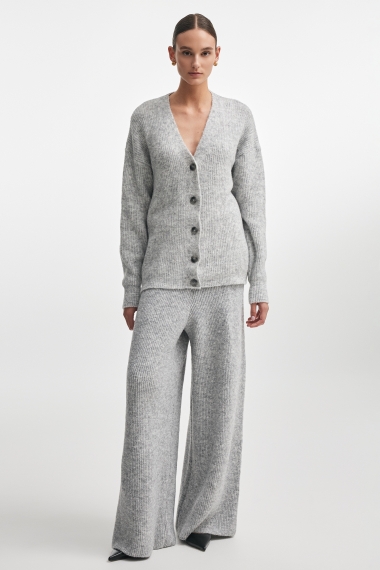 Product Image: DONNA KNITTED CARDIGAN GREY