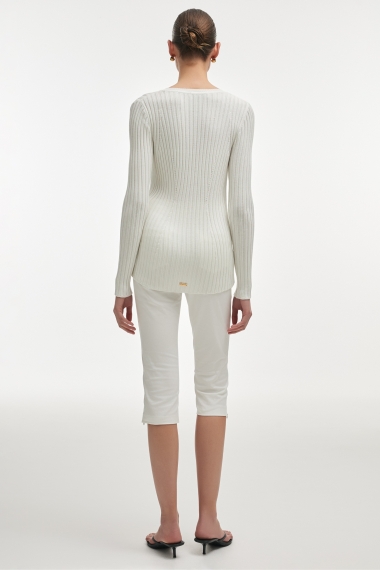 Product Image: FEMME KNITTED CARDIGAN WHITE