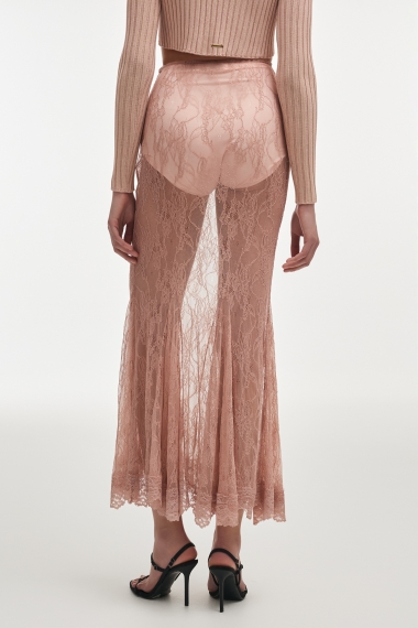 Product Image: VEIL MAXI SKIRT PINK