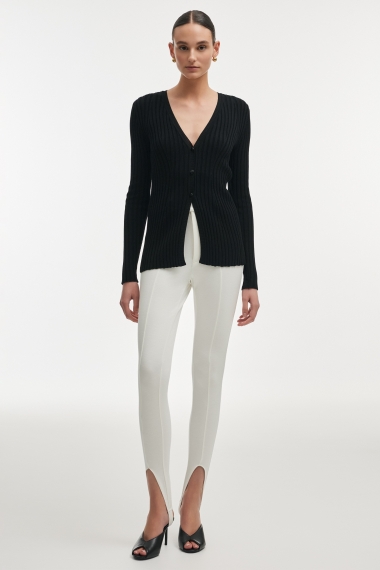 Product Image: FEMME KNITTED CARDIGAN BLACK