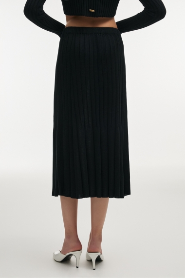 Product Image: FEMME KNITTED SKIRT BLACK