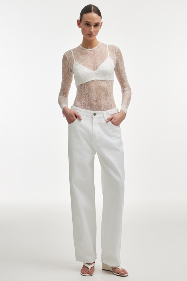 Product Image: VEIL BODYSUIT WHITE