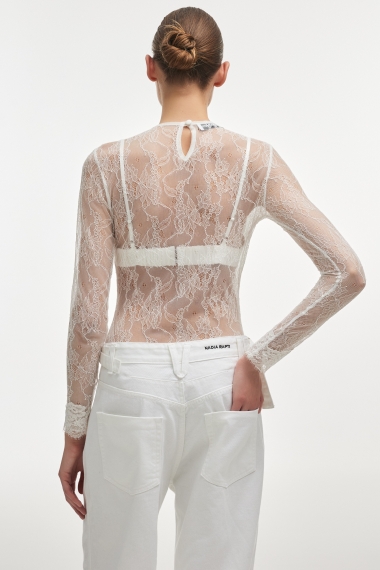 Product Image: VEIL BODYSUIT WHITE