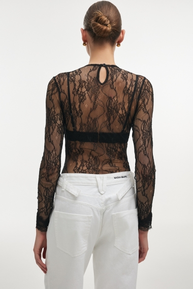 Product Image: VEIL BODYSUIT BLACK