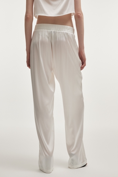 Product Image: NAIA SILK TROUSERS WHITE