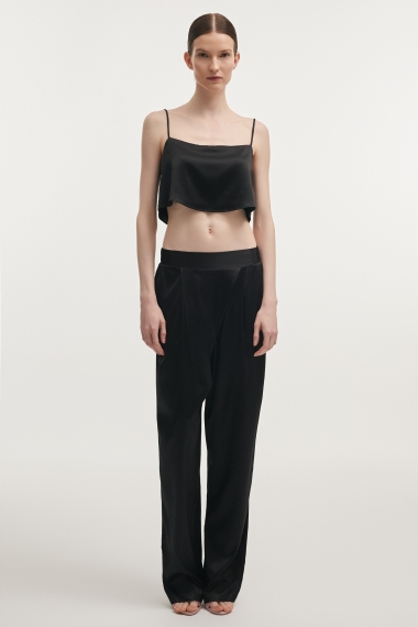 Product Image: NAIA SILK TROUSERS BLACK