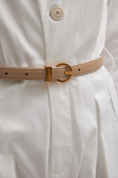 Product Image: ROCKY LEATHER BELT BEIGE